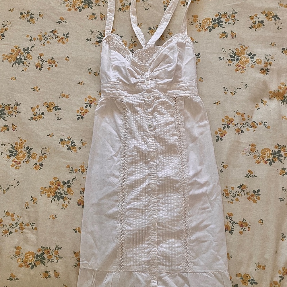 Hollister White Mini Dress